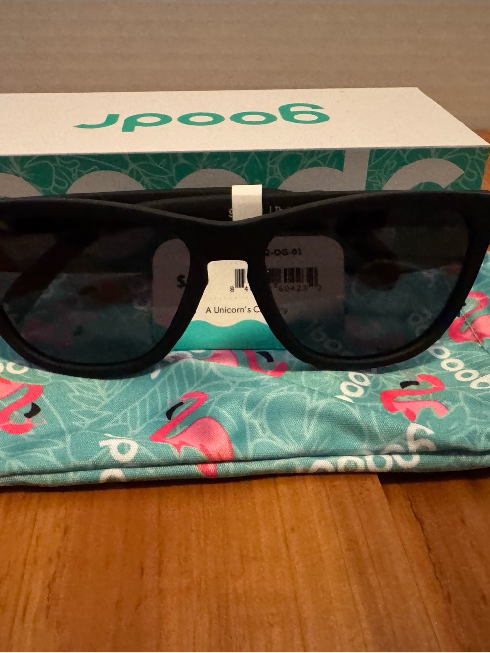Goodr “A Unicorn’s Calamity” Sunglasses - Black Lenses